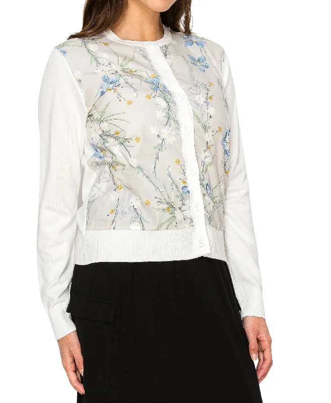 Best Online Clothing Boutiques Floral Print Cardigan