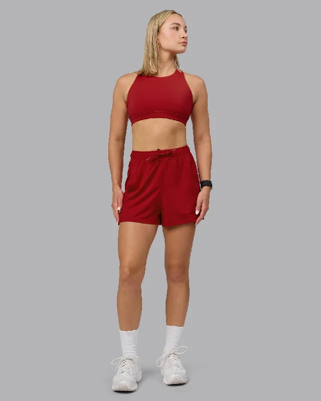 Women's Elegant Apparel Restore CloudFLX 5" Shorts - Cherry Red