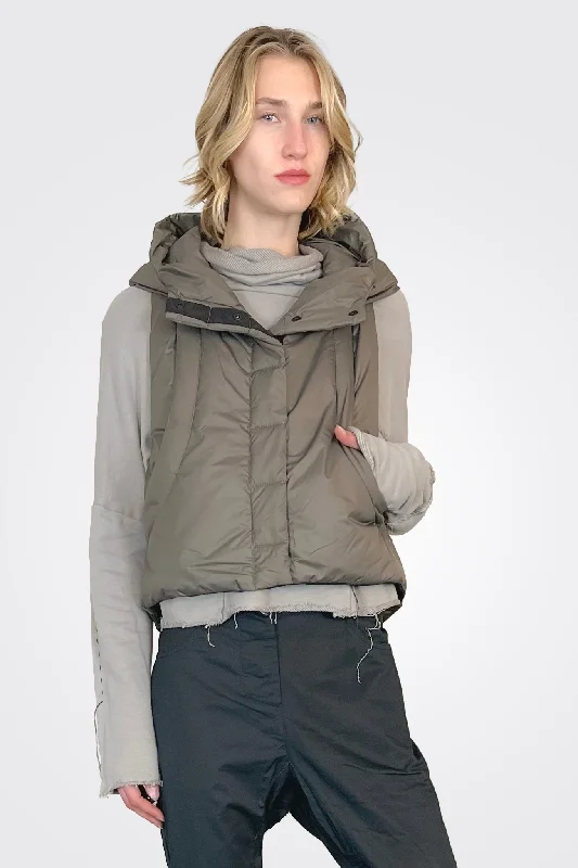 Comfy Women's Outfits for Daily Wear Sanna Puffer Vest - Taupe