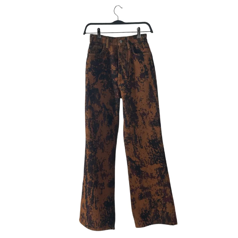 Modern Women's Outfit Acne Studios/Wide Leg Pants/30/All Over Print/Denim/BRW/BLEACH WASH SPLATTR EFFECT