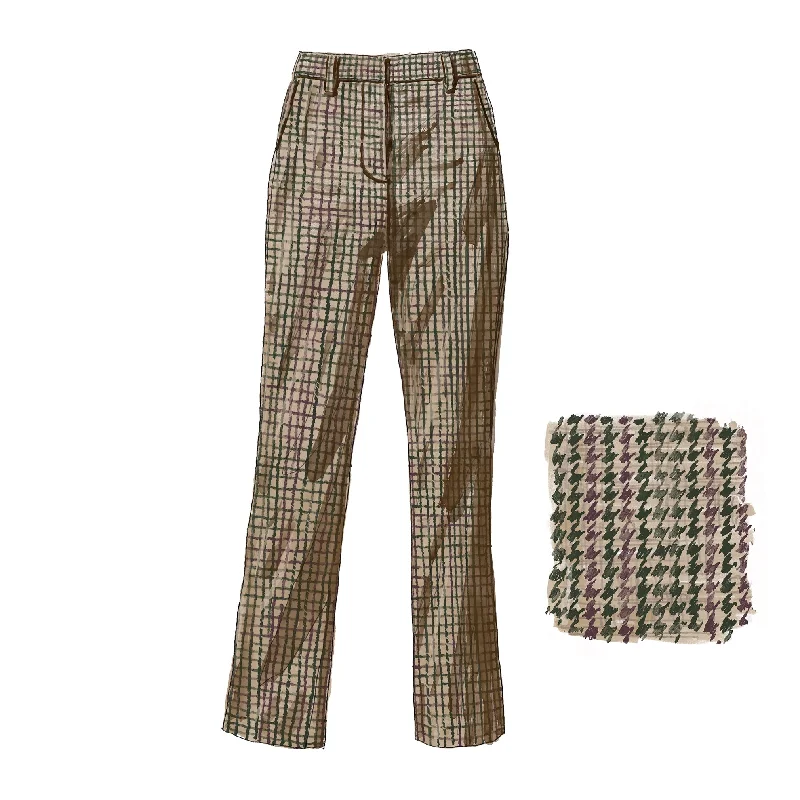 Stylish Everyday Clothing The Houndstooth Trouser