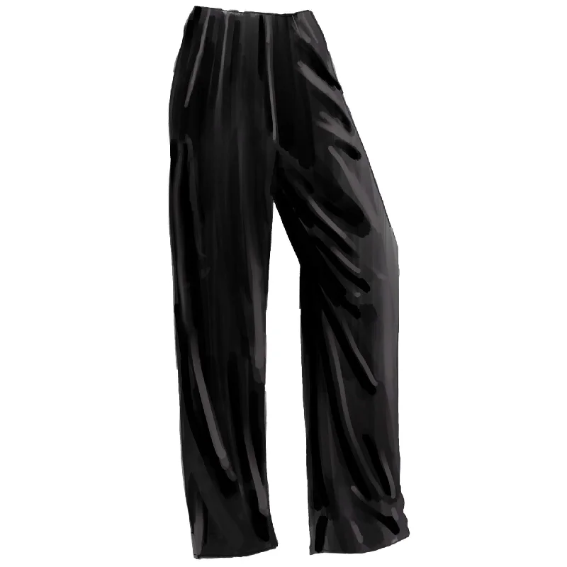 Women's Party Outfit Dazzling High-Waisted Velvet Pant