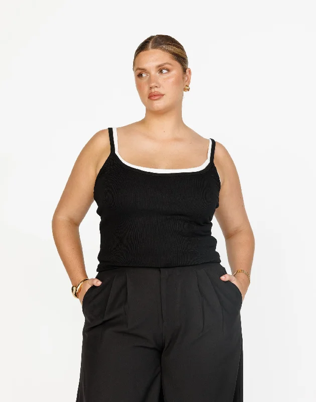 Imeless Style Malina Cami Top (Black)