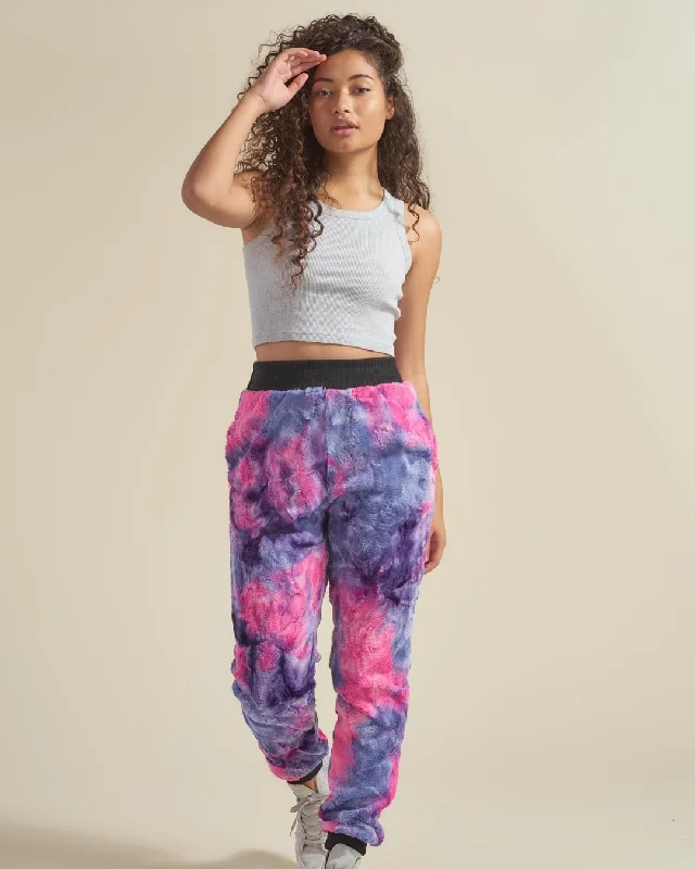 Designer Women's Fashion Online Women's Lounge Pants | Tie Dye Cotton Candy