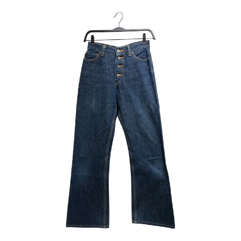 Minimalist Women's Fashion Clothing ozone community/Bootcut Pants/25/Denim/IDG/native patch