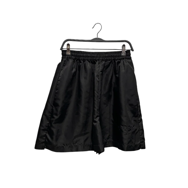 Women's Outerwear Apparel MM6/Shorts/38/Nylon/BLK/CROPPED NYLON SHORT