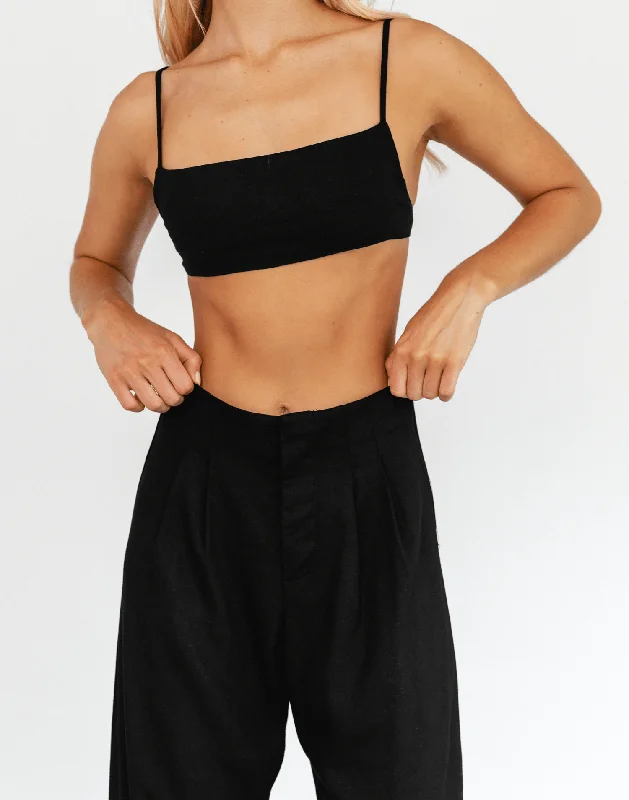 Women's Clothing Stores Cairo Crop Top (Black)