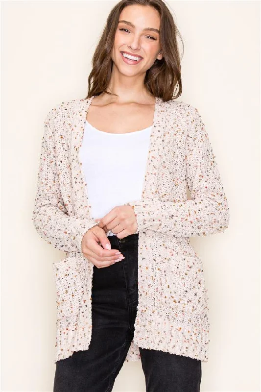 Women's Comfortable Lounge Garments Better Together Confetti Cardigans - 2 Colors!