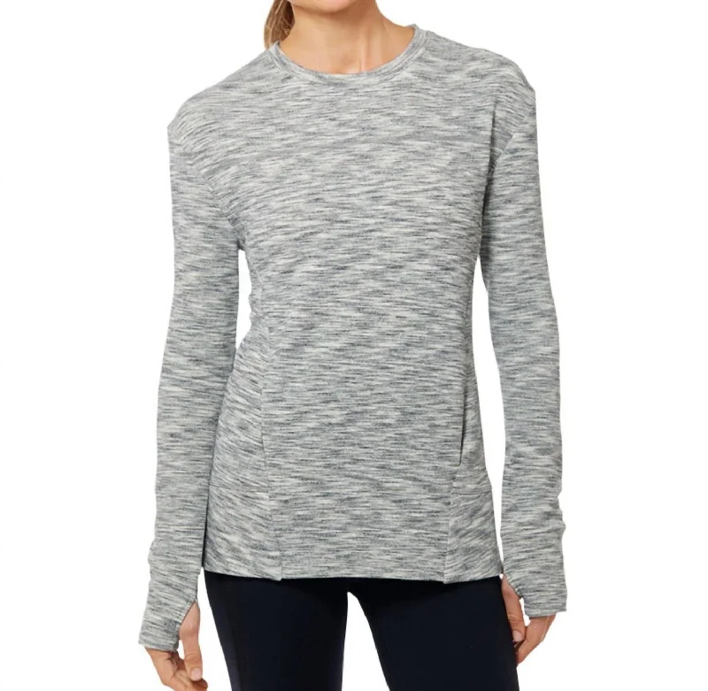 Casual Wear Odyssey Pullover Sweatshirt In Light Grey