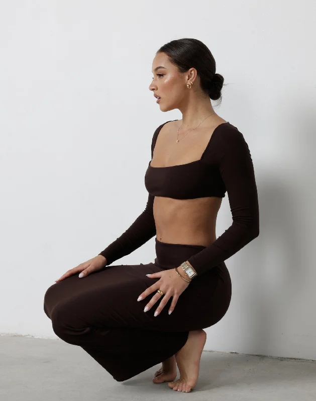 Bundle Offer Broadway Crop Top (Cocoa)