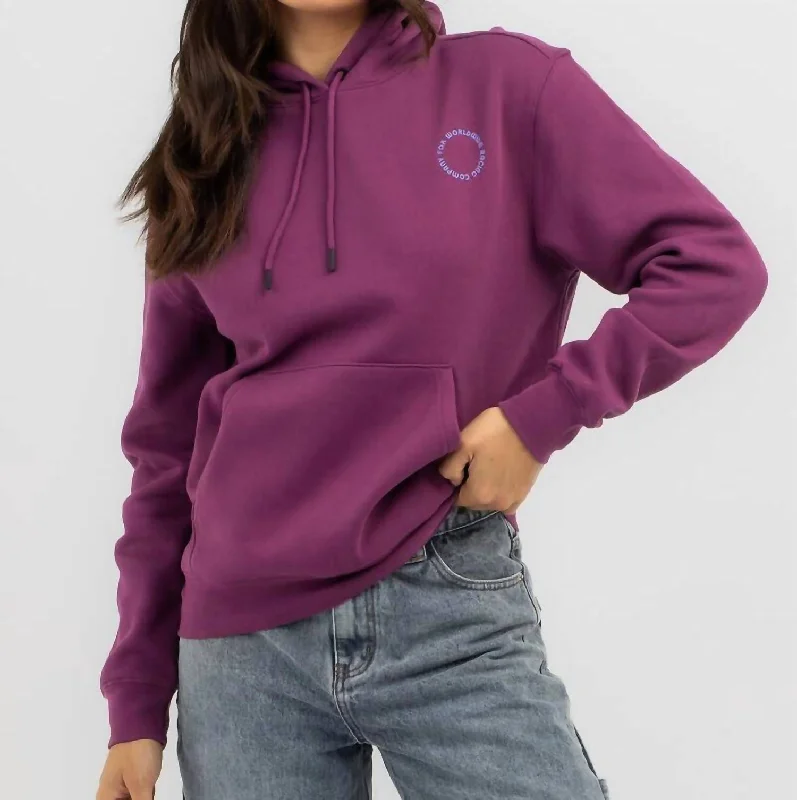 Sophisticated Outfits Next Level Fleece Pullover Sweatshirt In Sangria