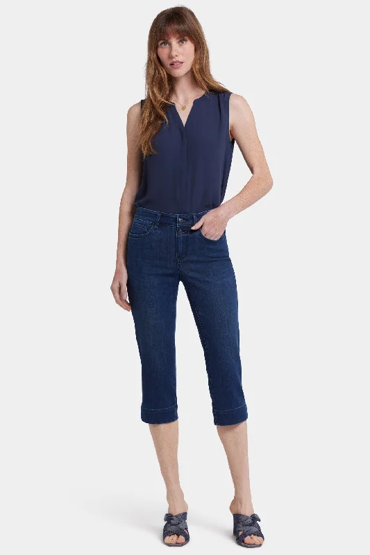 Women's Wedding Apparel Marilyn Straight Crop Jeans - Ibiza Blues