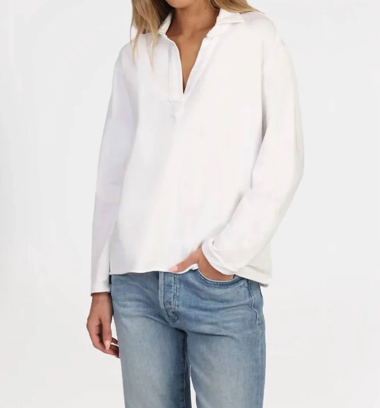 Graceful Fashion Riley Pullover In White