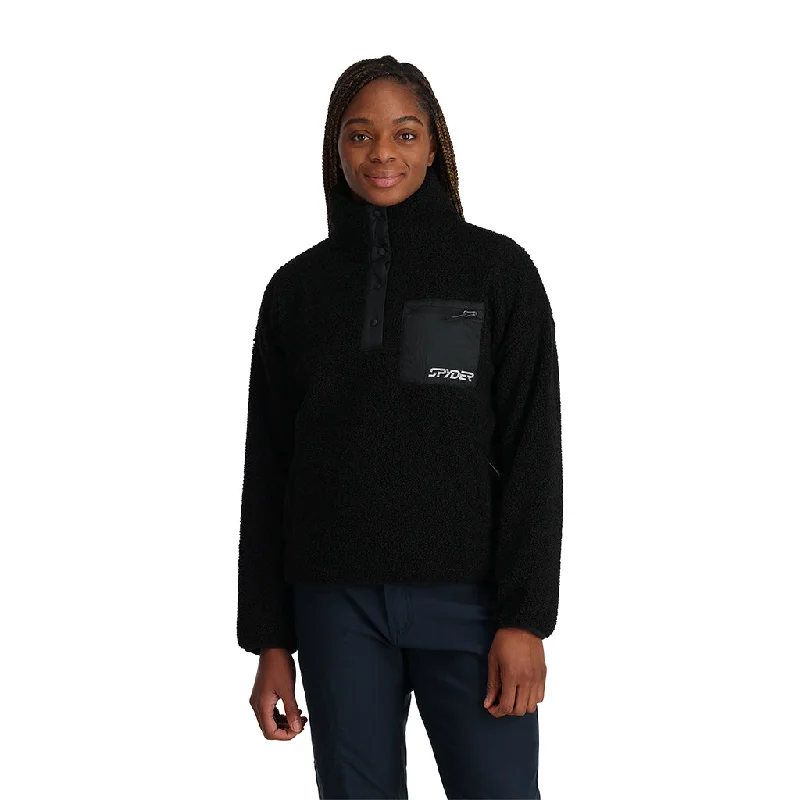 Women's Outerwear Attire Womens Cloud Pullover - Black