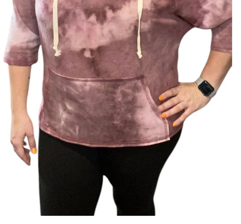 Discount Price Relaxed Fit Hoodie In Mauve