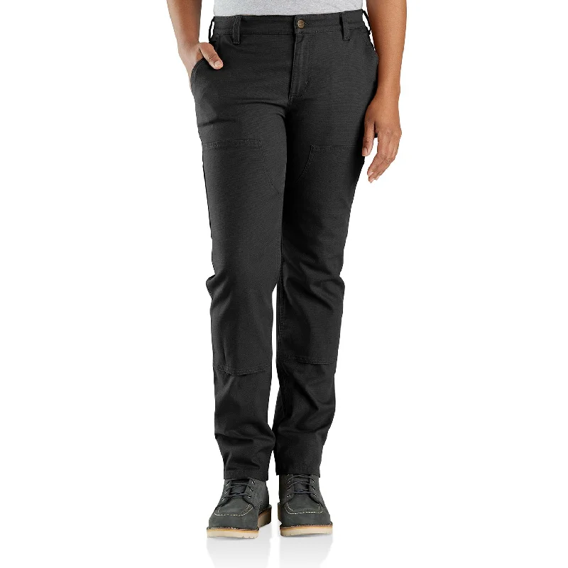 Women's Seasonal Garments Carhartt Women's Rugged Flex® Double-Front Canvas Pant_Black