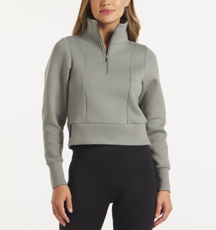 Women's Active Garments For Workouts LuxBreak Half-Zip Pullover