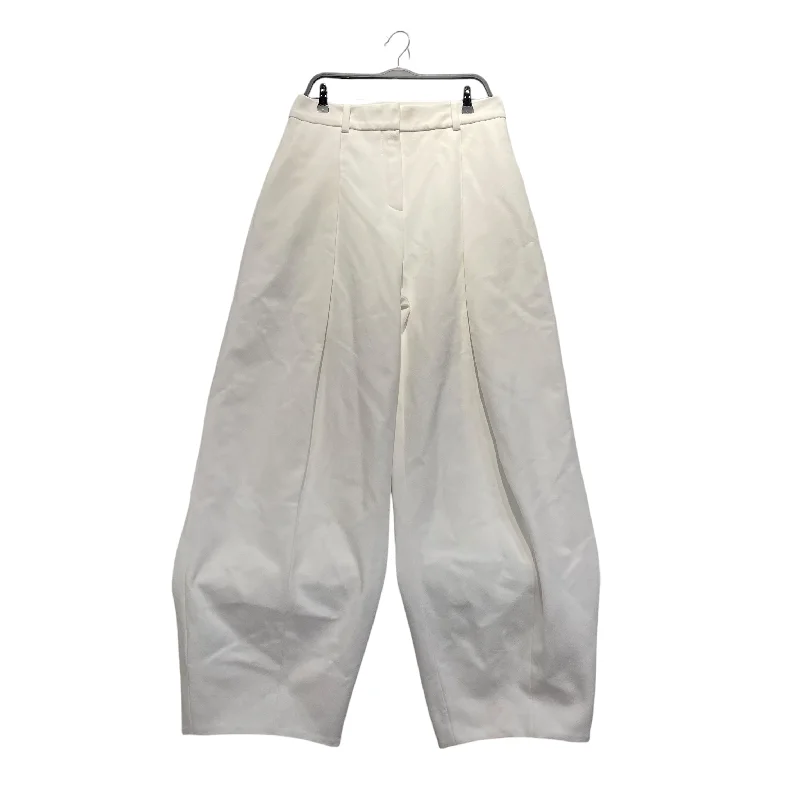 Trendy Women's Apparel JACQUEMUS/Wide Leg Pants/42/Cotton/WHT/