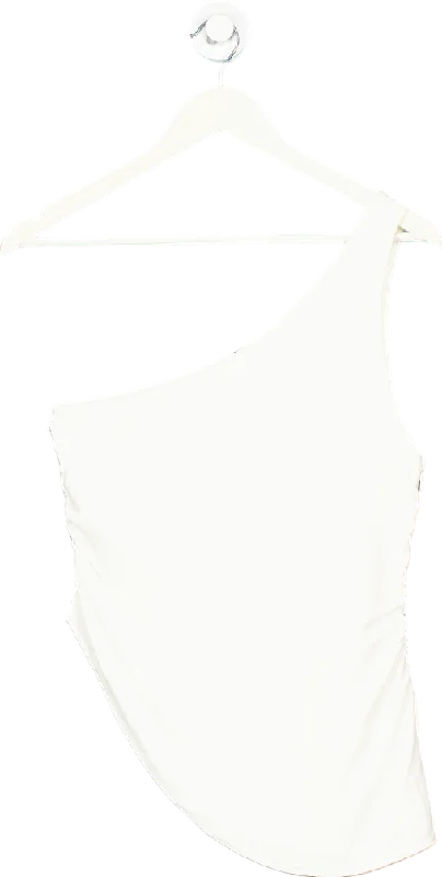 Best Clearance Sales Right Now New Look White One Shoulder Top UK 10