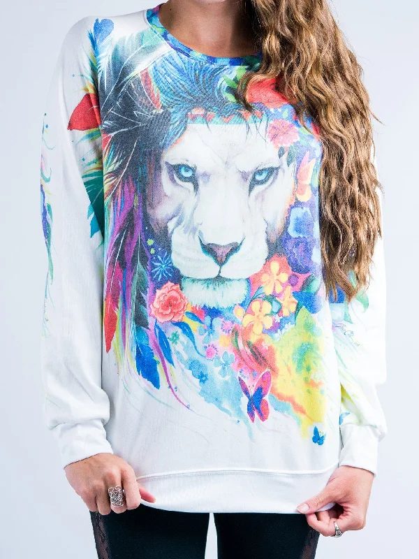 Women's Functional Apparel For Outdoor Activities King Of Lions Vintage Sweatshirt